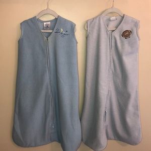 2 fleece halo sleep sacks M
